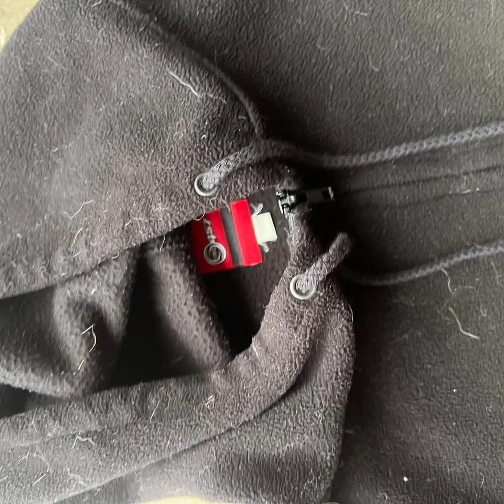 Black 457 zip up hoodie with red accents #skater mens size XL - Picture 2 of 2